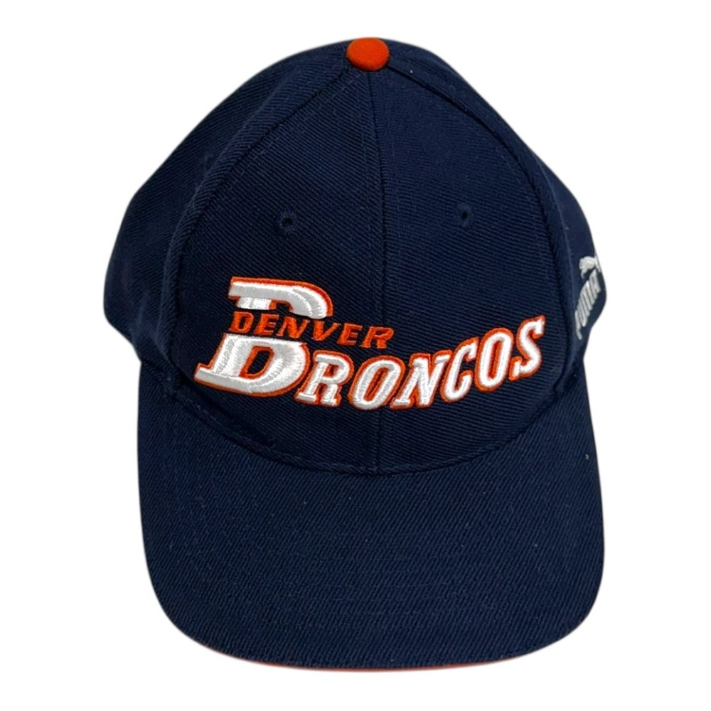 Puma NFL Denver Broncos Navy and Orange Cap
